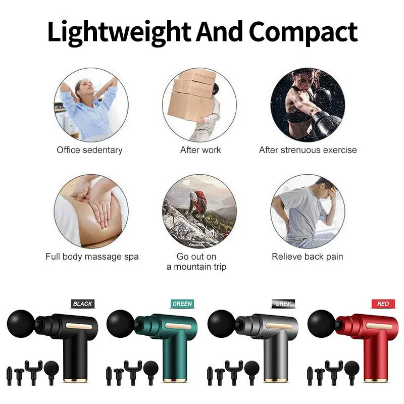 Massage Gun 4 kepala